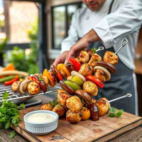 Best Chicken Marinade Recipe - Juicy Grilled Brochettes